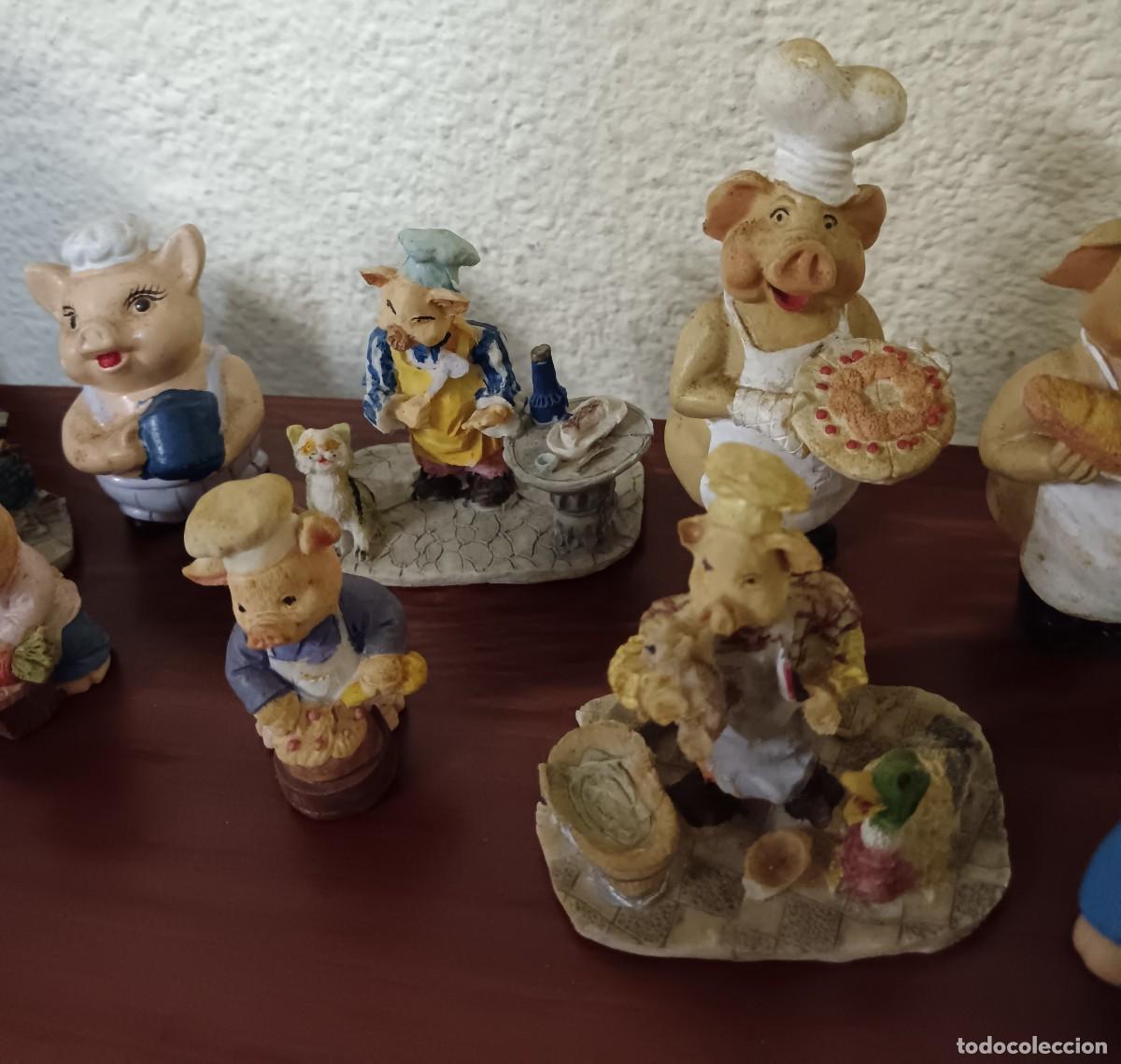 Antig&uuml;edades: LOTE DE 11 FIGURAS VARIADAS DE CERDITOS - Foto 3