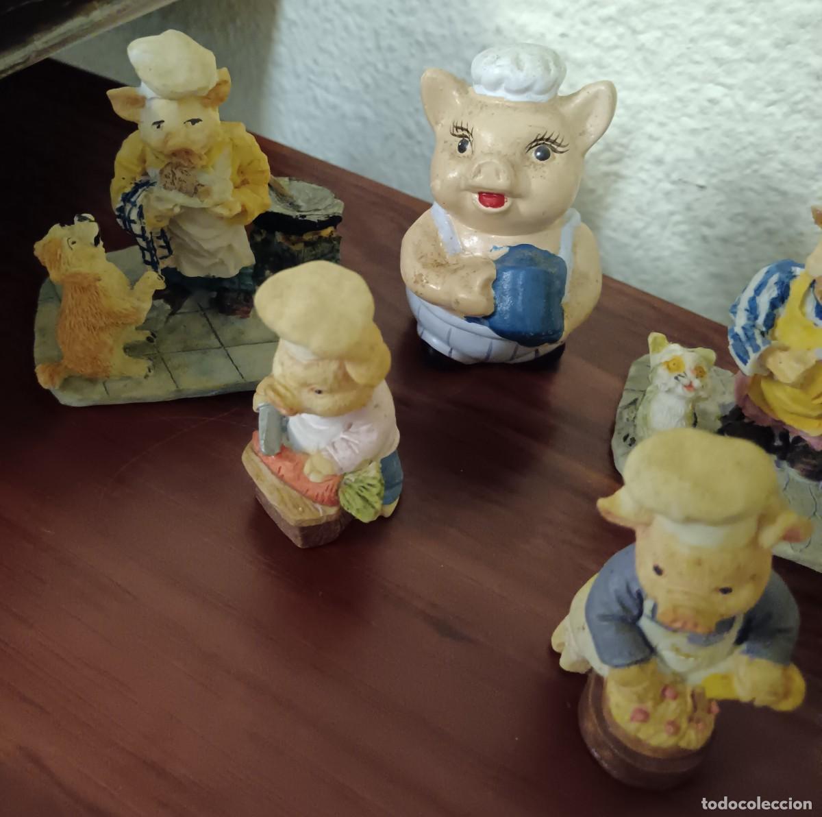 Antig&uuml;edades: LOTE DE 11 FIGURAS VARIADAS DE CERDITOS - Foto 4