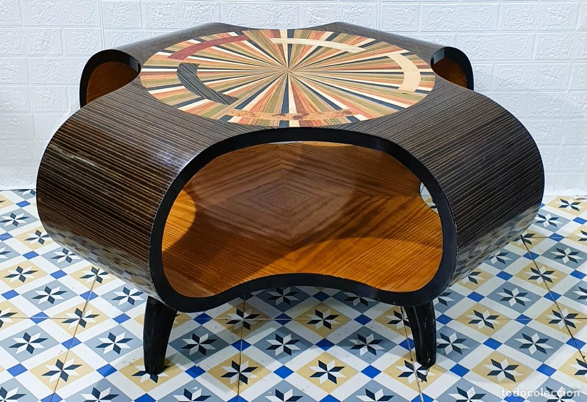 Antig&uuml;edades: Mesa auxiliar art deco - Foto 3