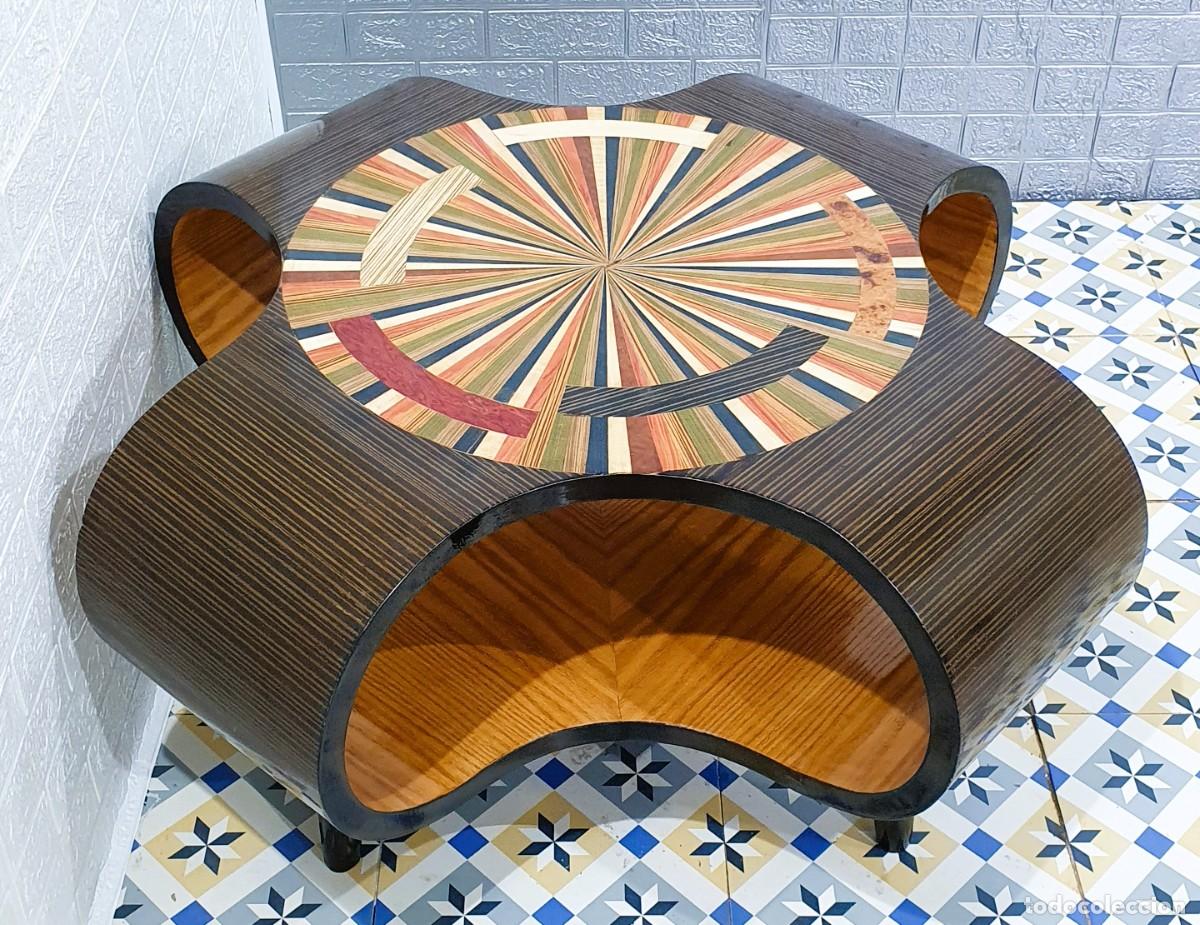 Antig&uuml;edades: Mesa auxiliar art deco - Foto 6