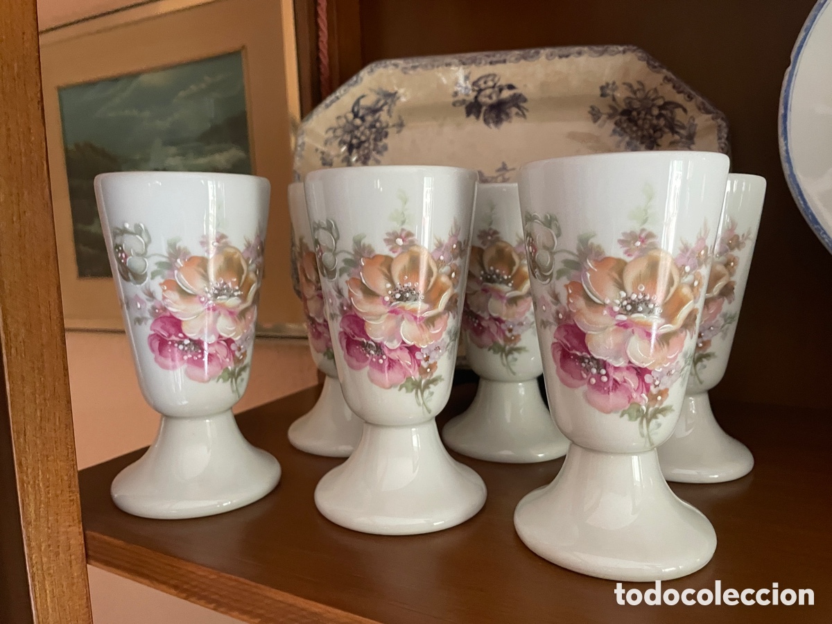 Antig&uuml;edades: 6 copas Cernet Limoges - Foto 1
