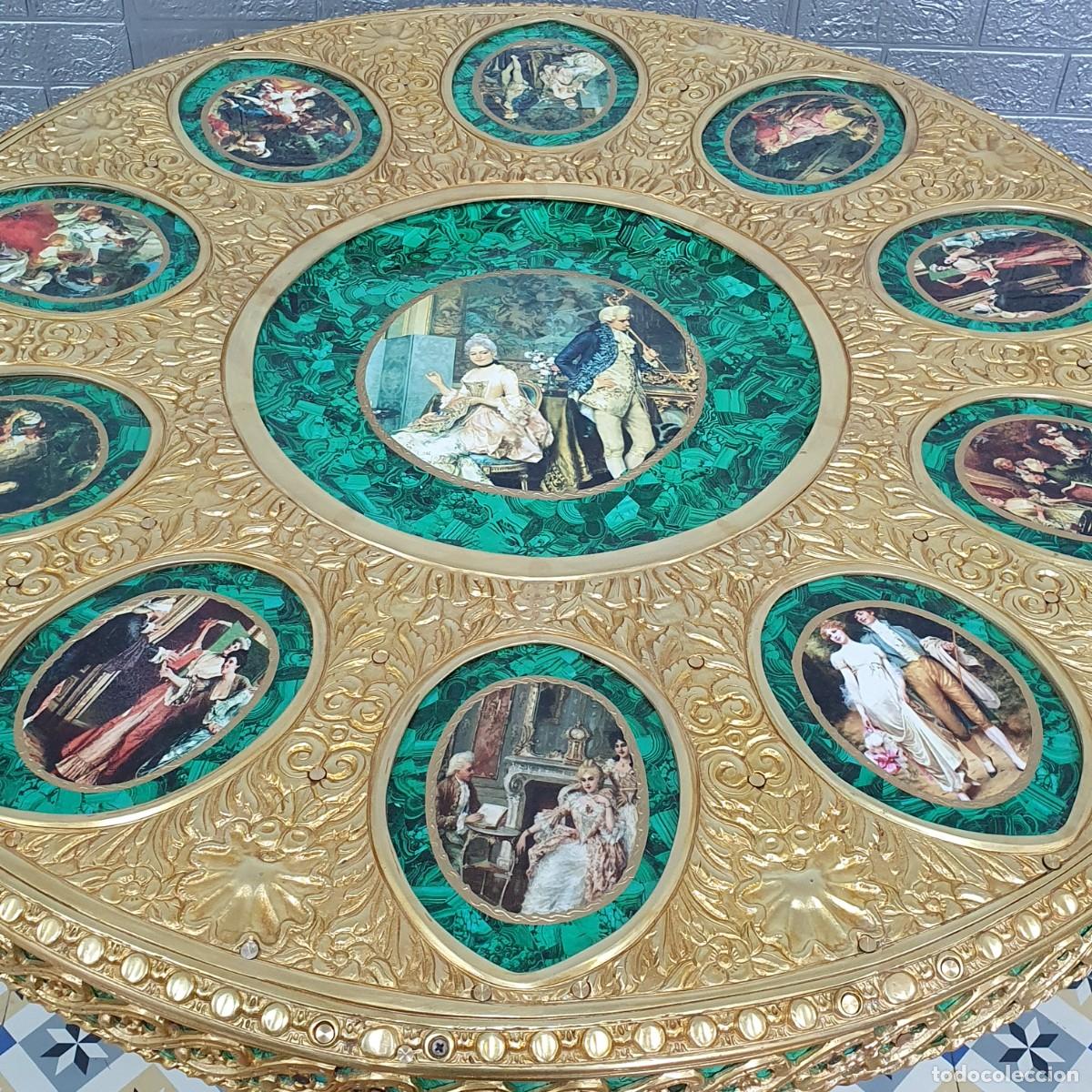 Antig&uuml;edades: Mesa de estilo neocl&aacute;sica decorada y bronce - Foto 6