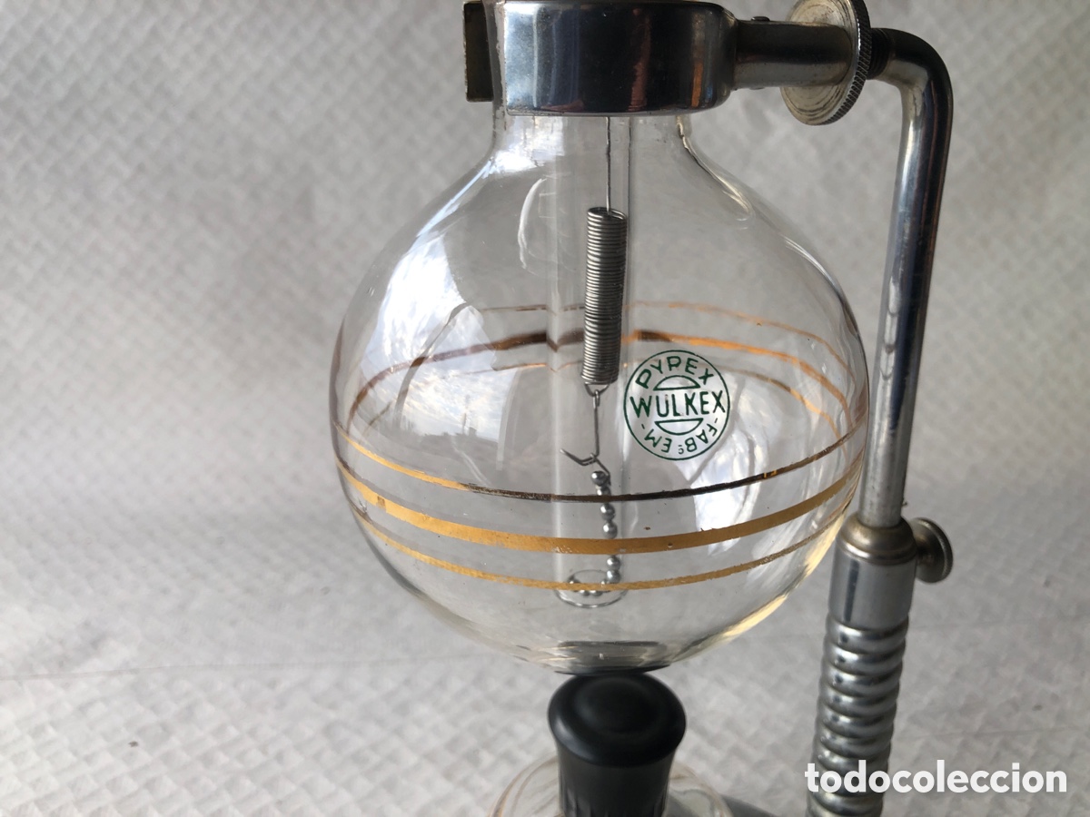 Antig&uuml;edades: Antigua cafetera de cristal WULKEX - Foto 4