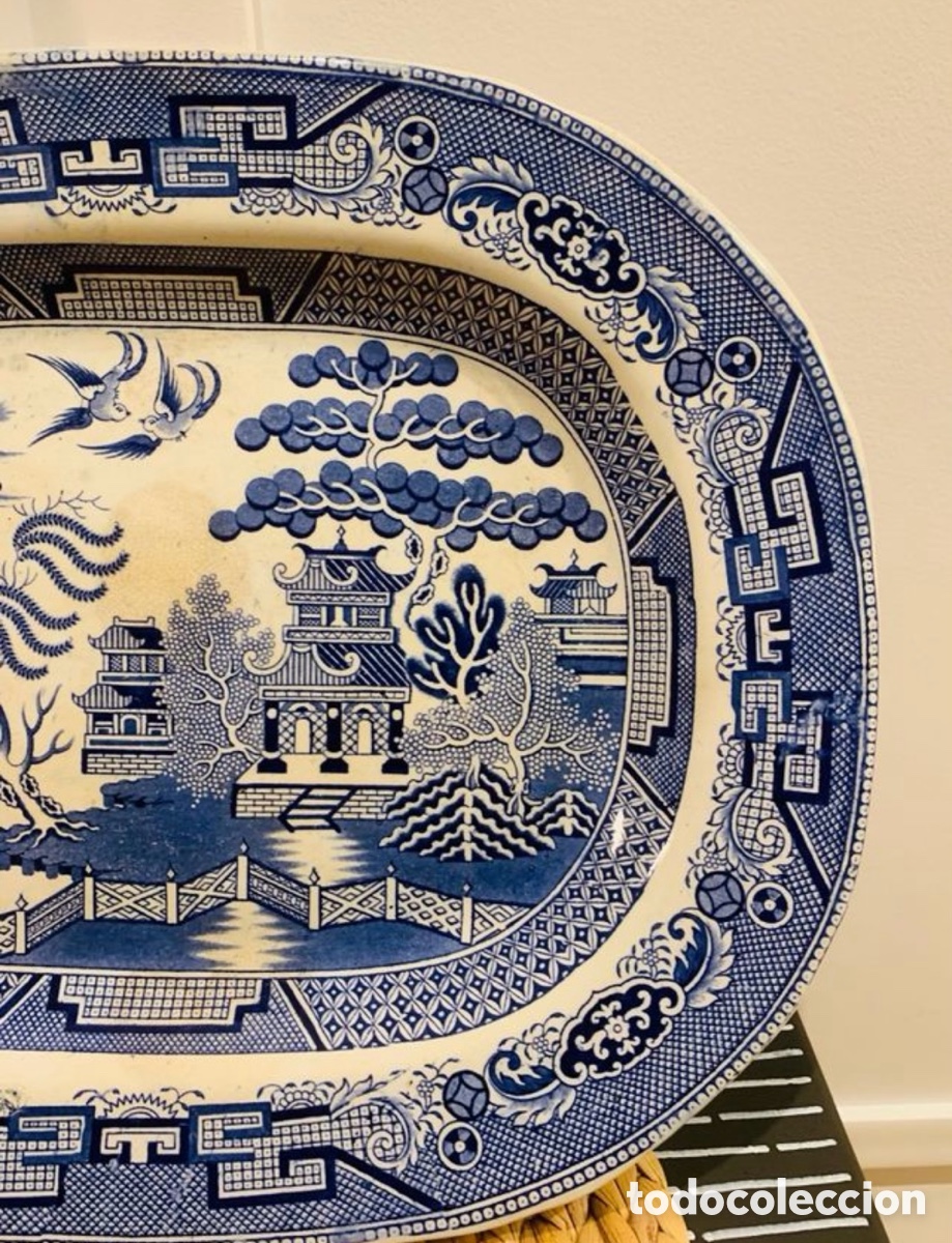 Antig&uuml;edades: Bandeja Staffordshire - Foto 4