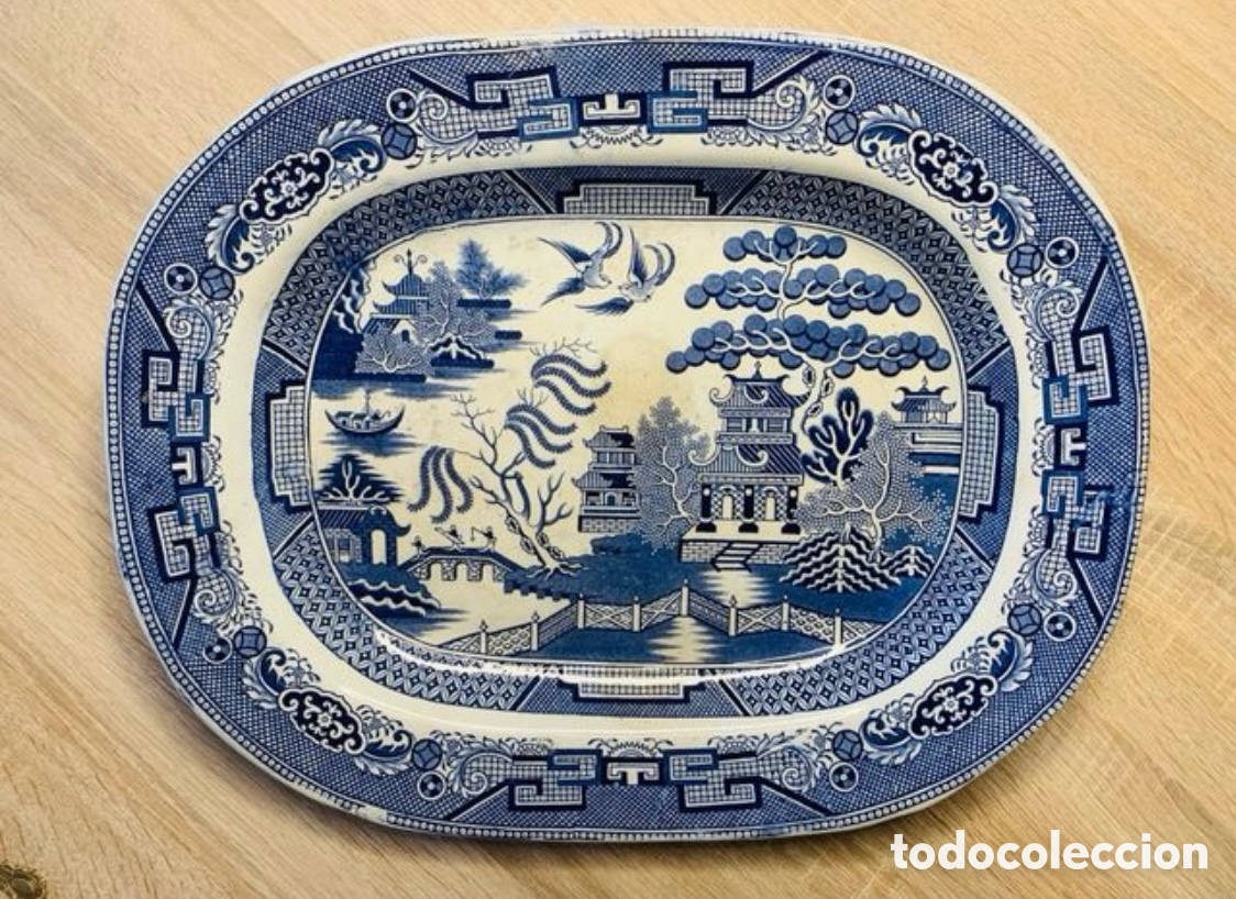Antig&uuml;edades: Bandeja Staffordshire - Foto 1