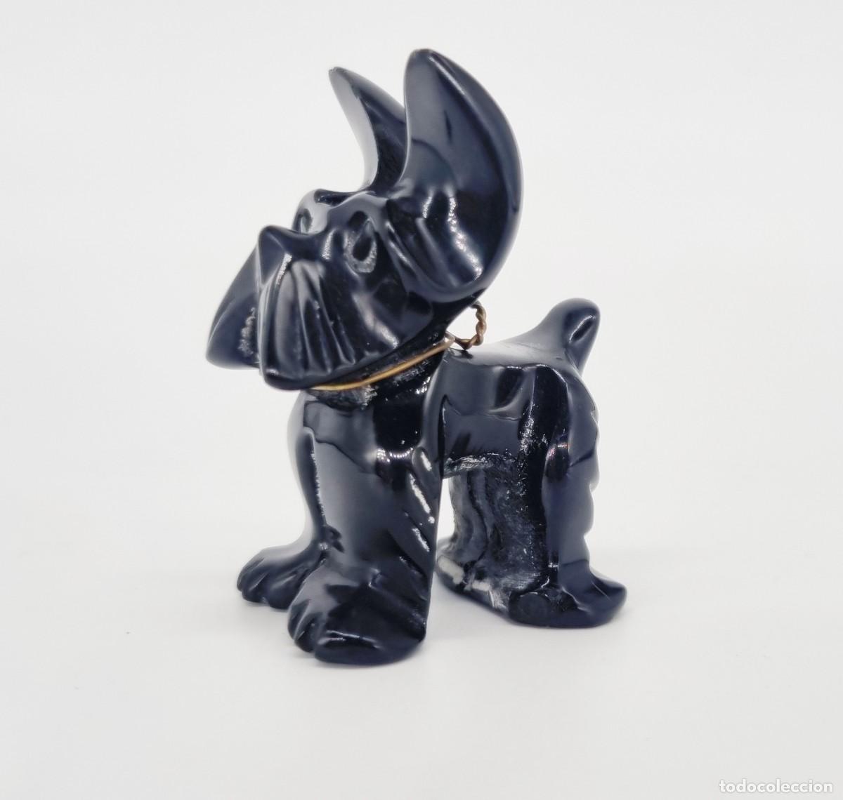 Antig&uuml;edades: Figura perro en azabache - Foto 2