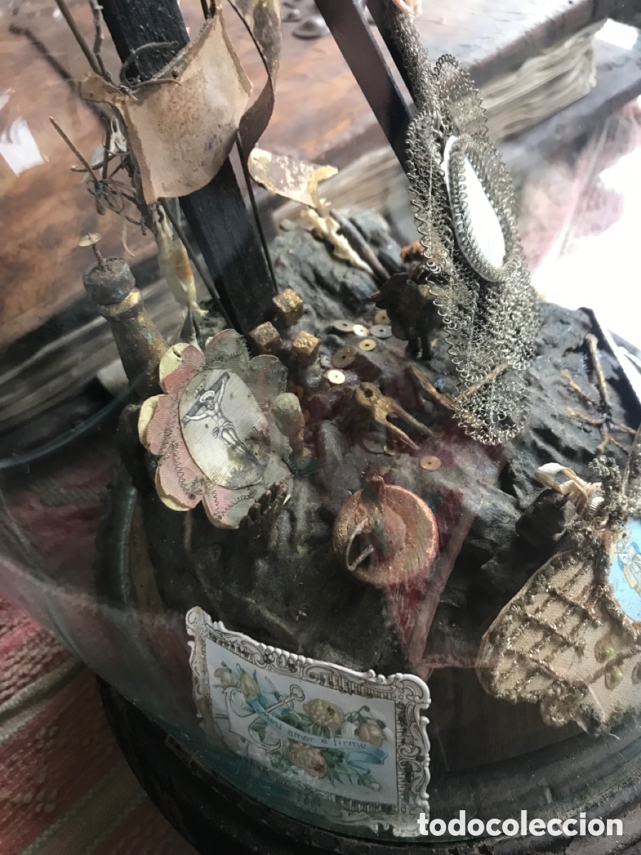 Antig&uuml;edades: Excepcional varios relicarios con fanal - Foto 4