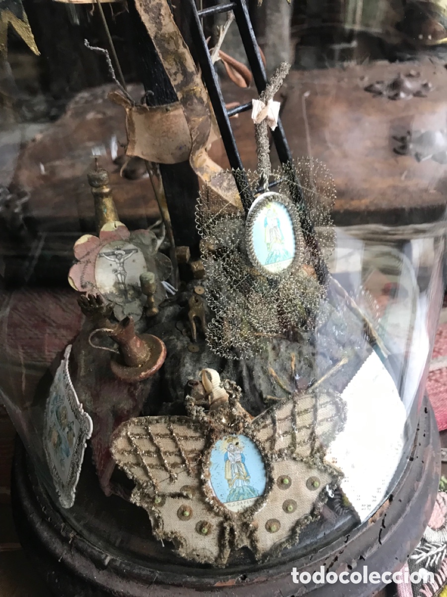 Antig&uuml;edades: Excepcional varios relicarios con fanal - Foto 12