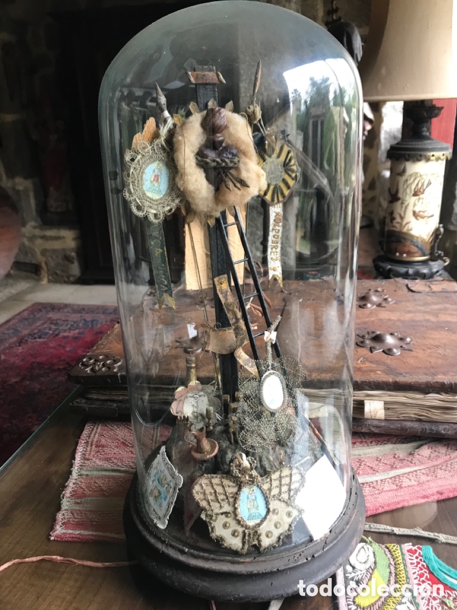 Antig&uuml;edades: Excepcional varios relicarios con fanal - Foto 1