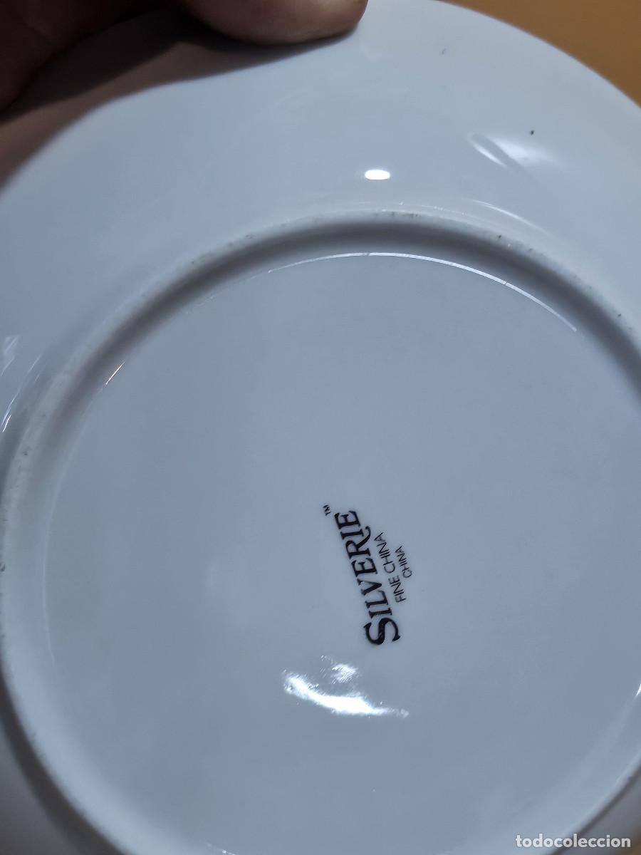Antig&uuml;edades: plato de porcelana hondo - Foto 3