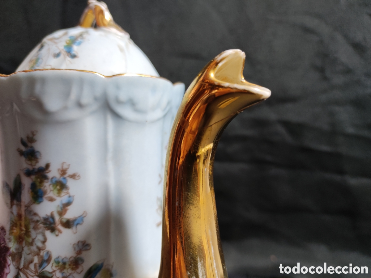 Antig&uuml;edades: Jarra de porcelana de Limoges - Foto 5