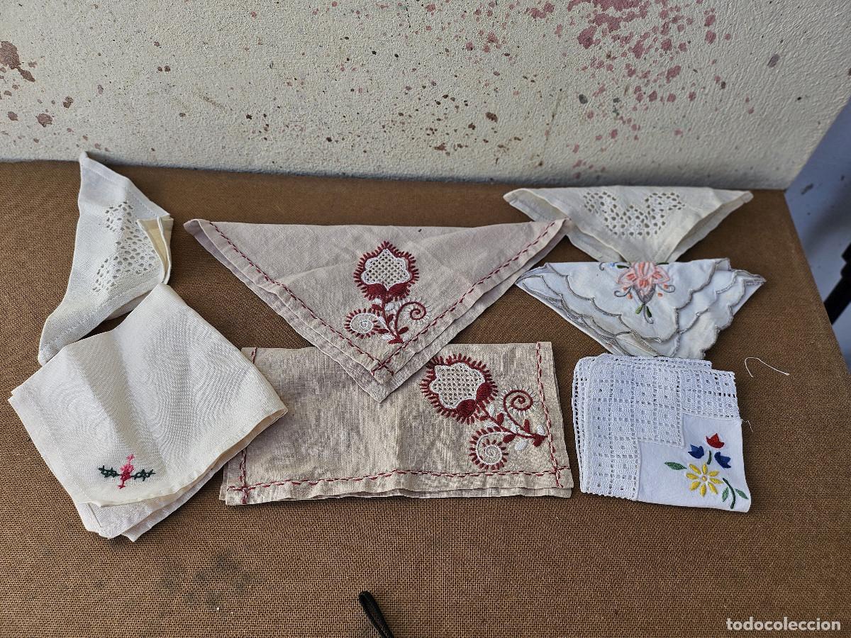 Antig&uuml;edades: 6 servilletas antiguas diferentes - Foto 1