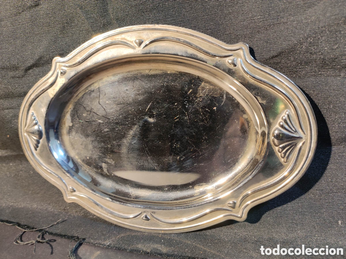 Antig&uuml;edades: Bandeja de acero inoxidable - Foto 2