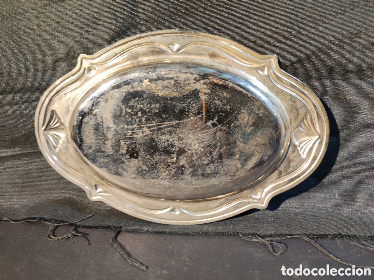 Antig&uuml;edades: Bandeja de acero inoxidable - Foto 3