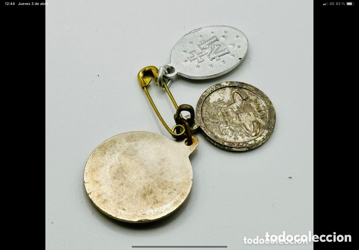 Antig&uuml;edades: Antiguas Medallas Religiosas - Foto 5