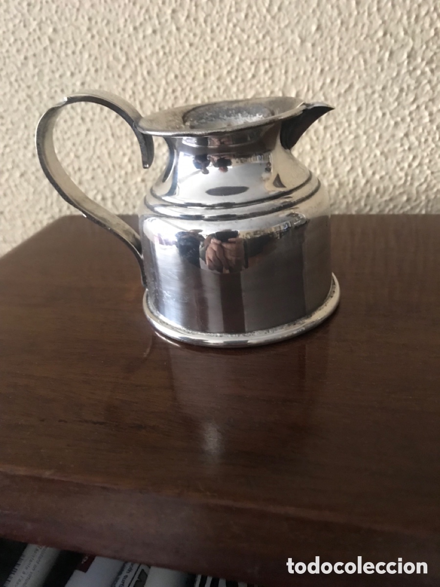 Antig&uuml;edades: Jarrita de alpaca plateada - Foto 1