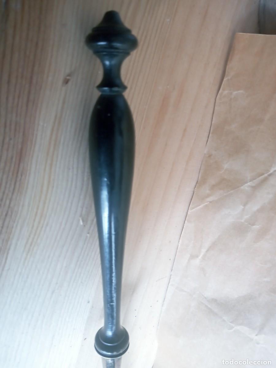 Antig&uuml;edades: BOMITO CAZO ANTIGUO MANGO DE MADERA - Foto 3