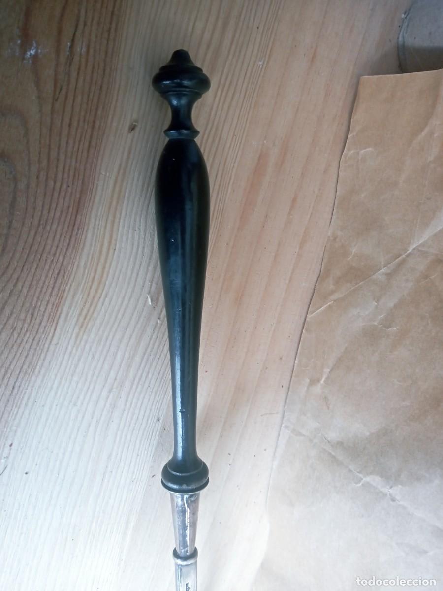 Antig&uuml;edades: BOMITO CAZO ANTIGUO MANGO DE MADERA - Foto 4