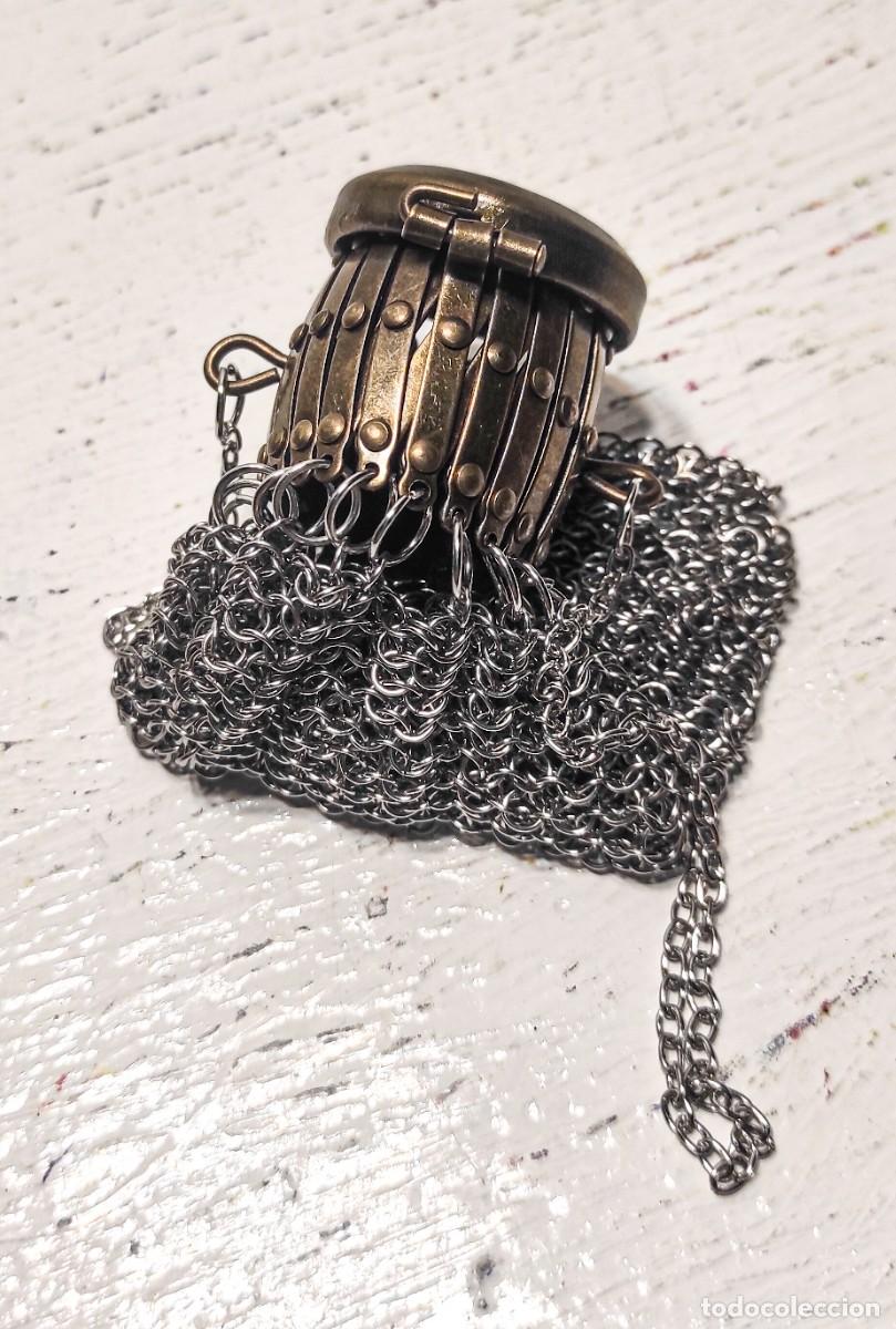 Antig&uuml;edades: Monedero Malla con boca de fuelle - Foto 5