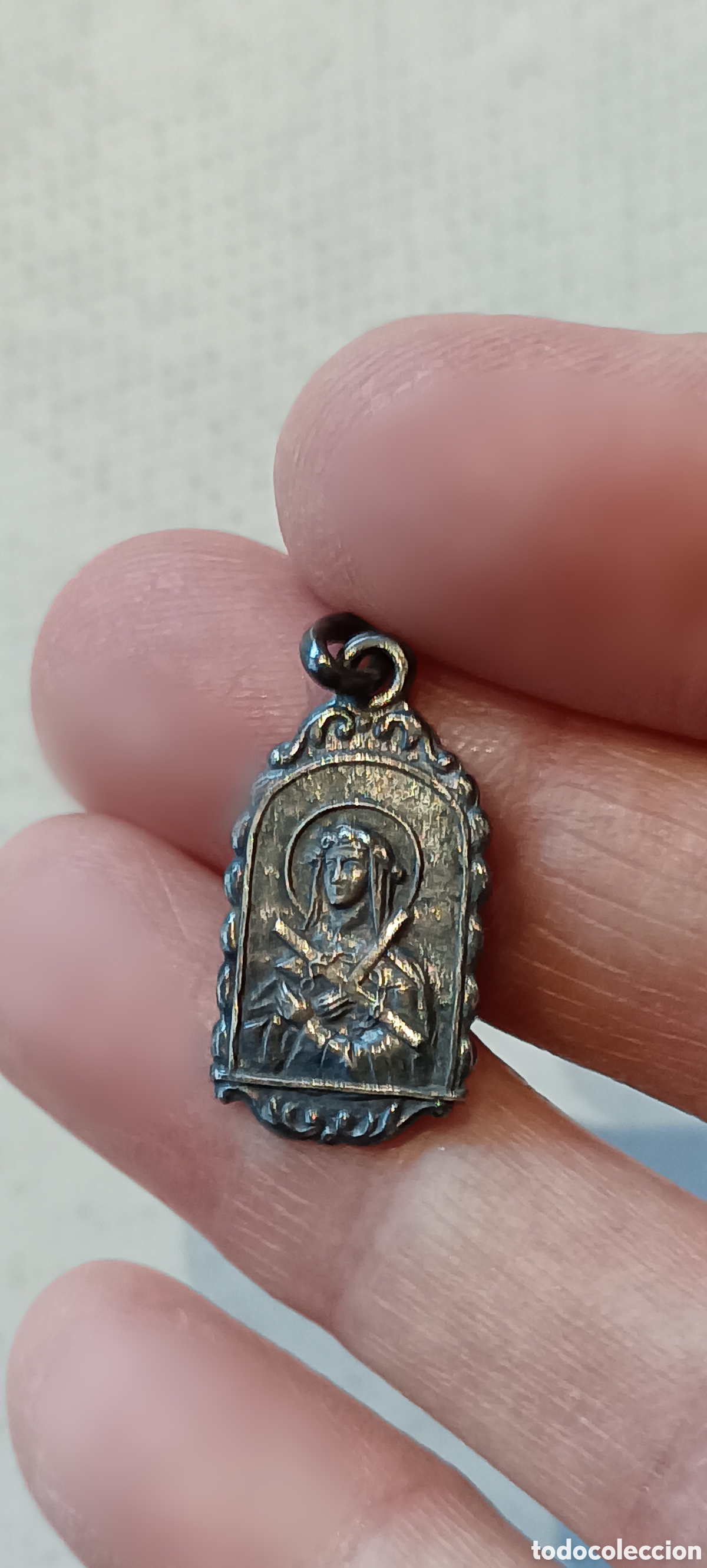Antig&uuml;edades: Medallas religiosas (9 un.). De metal - Foto 10