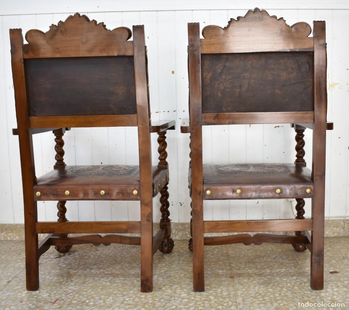 Antig&uuml;edades: EXCEPCIONAL PAREJA DE FRAILEROS - Foto 3