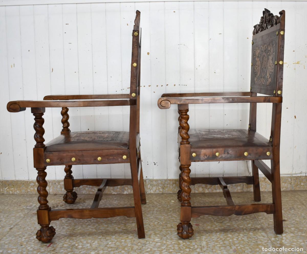 Antig&uuml;edades: EXCEPCIONAL PAREJA DE FRAILEROS - Foto 4