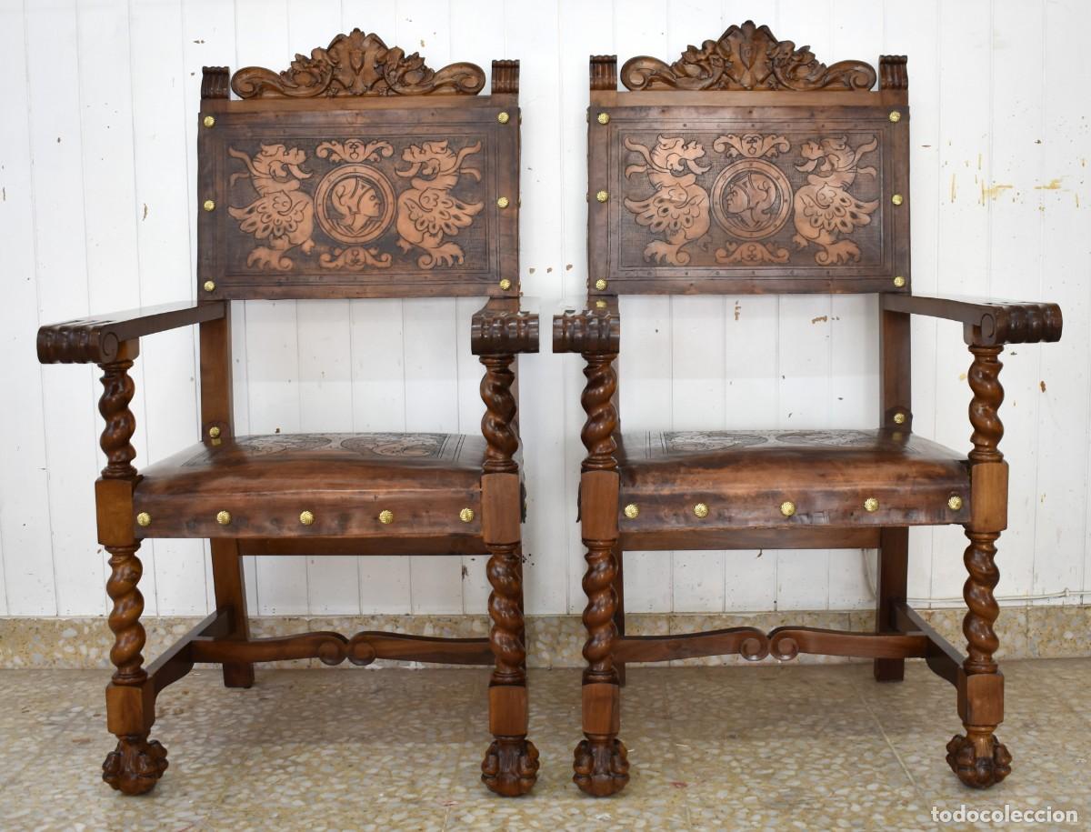 Antig&uuml;edades: EXCEPCIONAL PAREJA DE FRAILEROS - Foto 1