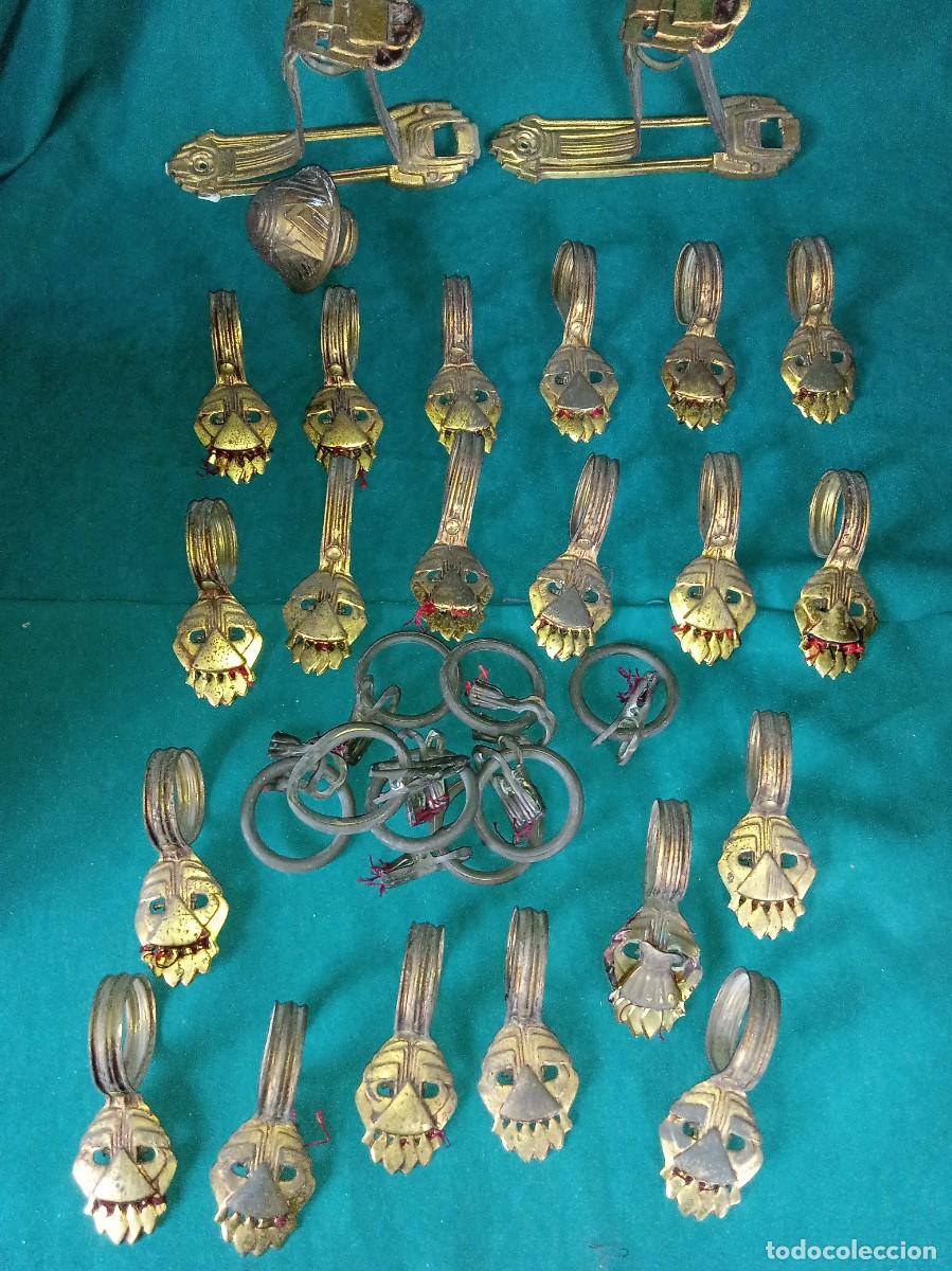 Antig&uuml;edades: Antiguos HERRAJES para CORTINAS. - Foto 2