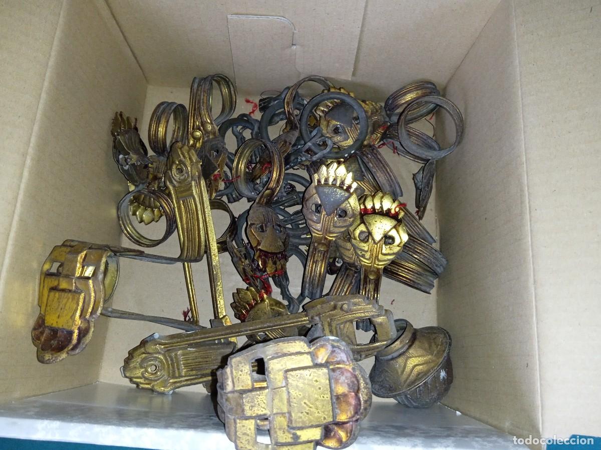 Antig&uuml;edades: Antiguos HERRAJES para CORTINAS. - Foto 5