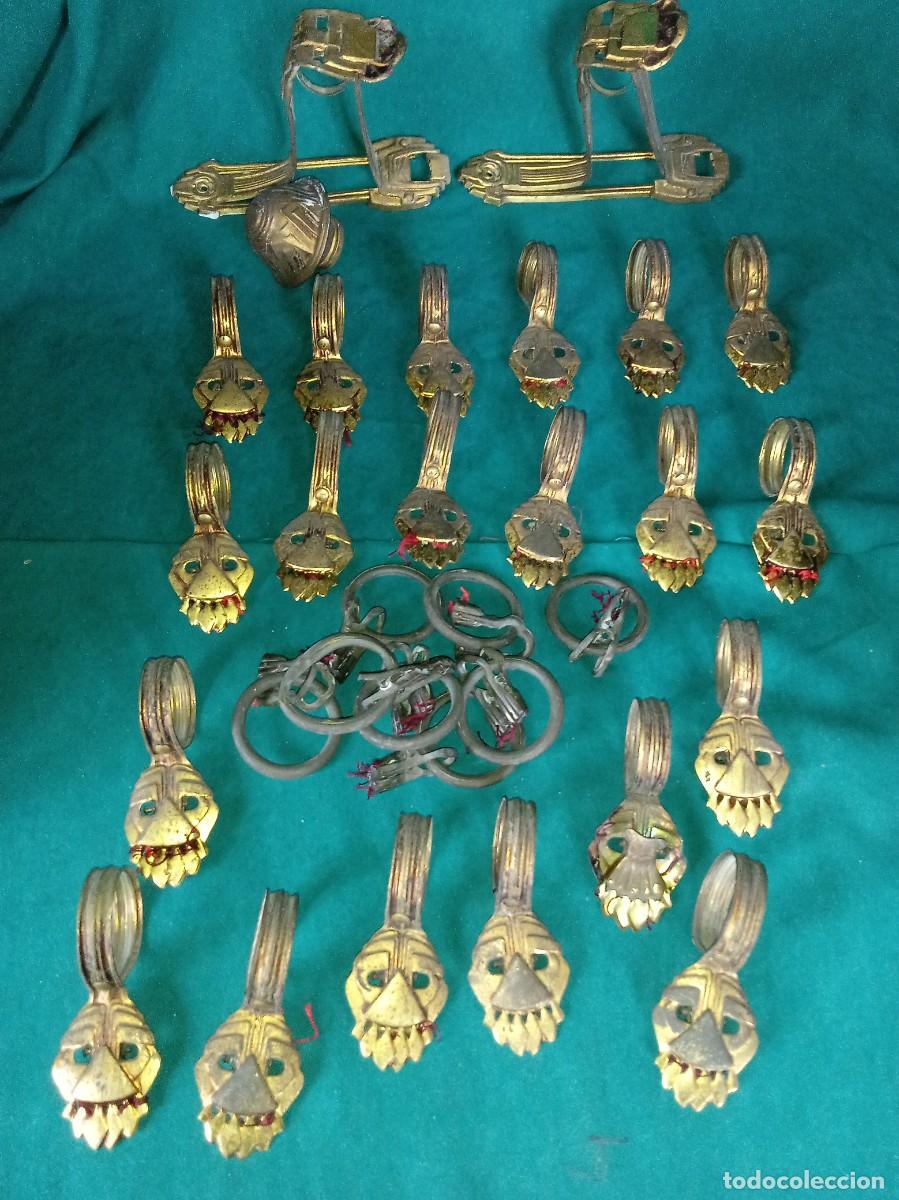 Antig&uuml;edades: Antiguos HERRAJES para CORTINAS. - Foto 6