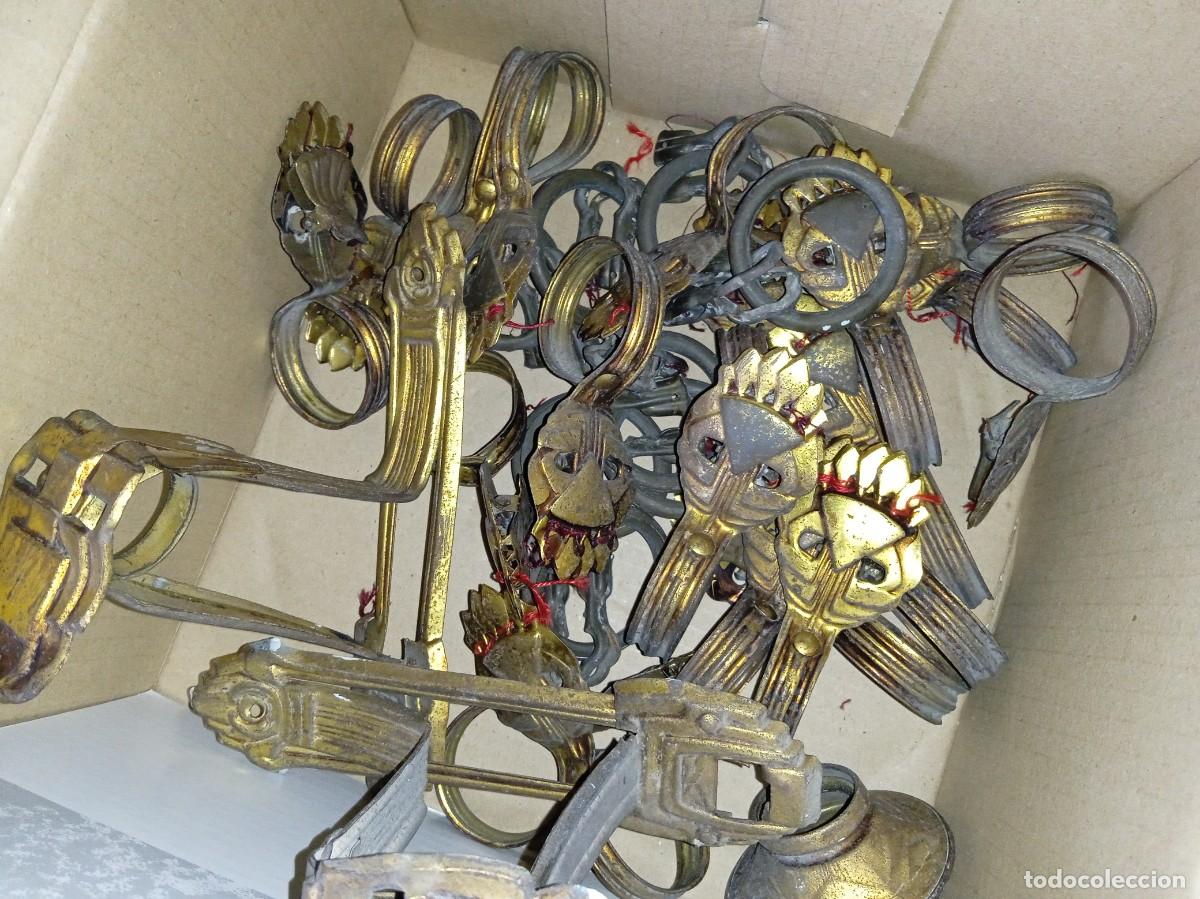 Antig&uuml;edades: Antiguos HERRAJES para CORTINAS. - Foto 7