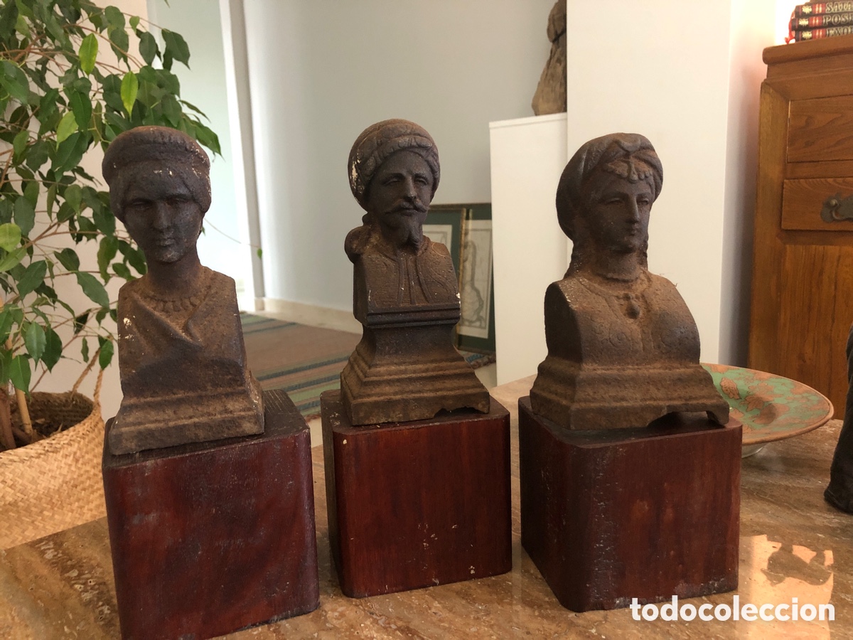 Antig&uuml;edades: Bustos otomanos de hierro forjado - Foto 1