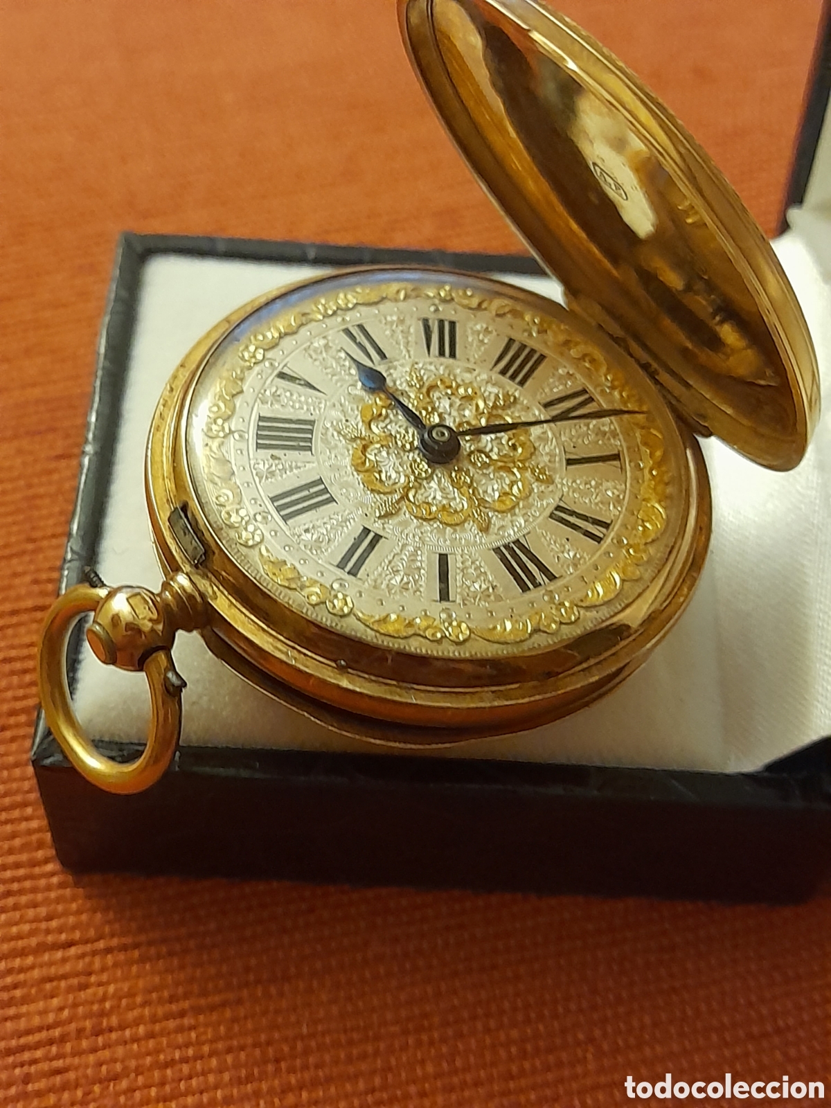 Antig&uuml;edades: Reloj de bolsillo de oro - Foto 3