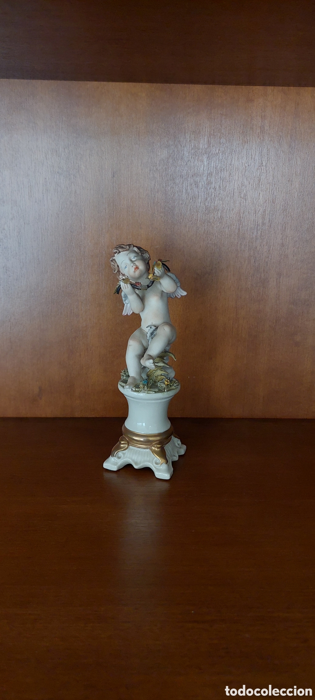 Antig&uuml;edades: Lote 4 &aacute;ngeles Capodimonte - Foto 2