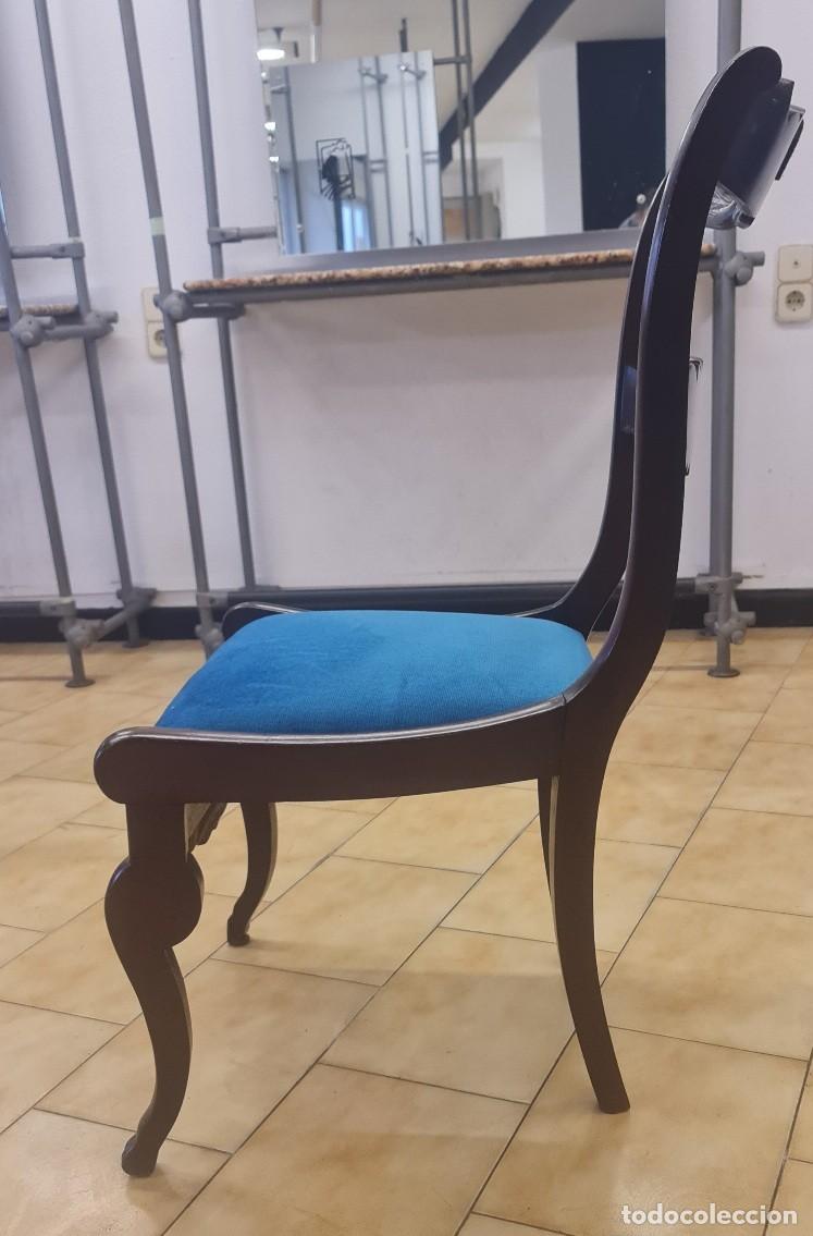 Antig&uuml;edades: 2 Sillas de Caoba de 1940 - Foto 2