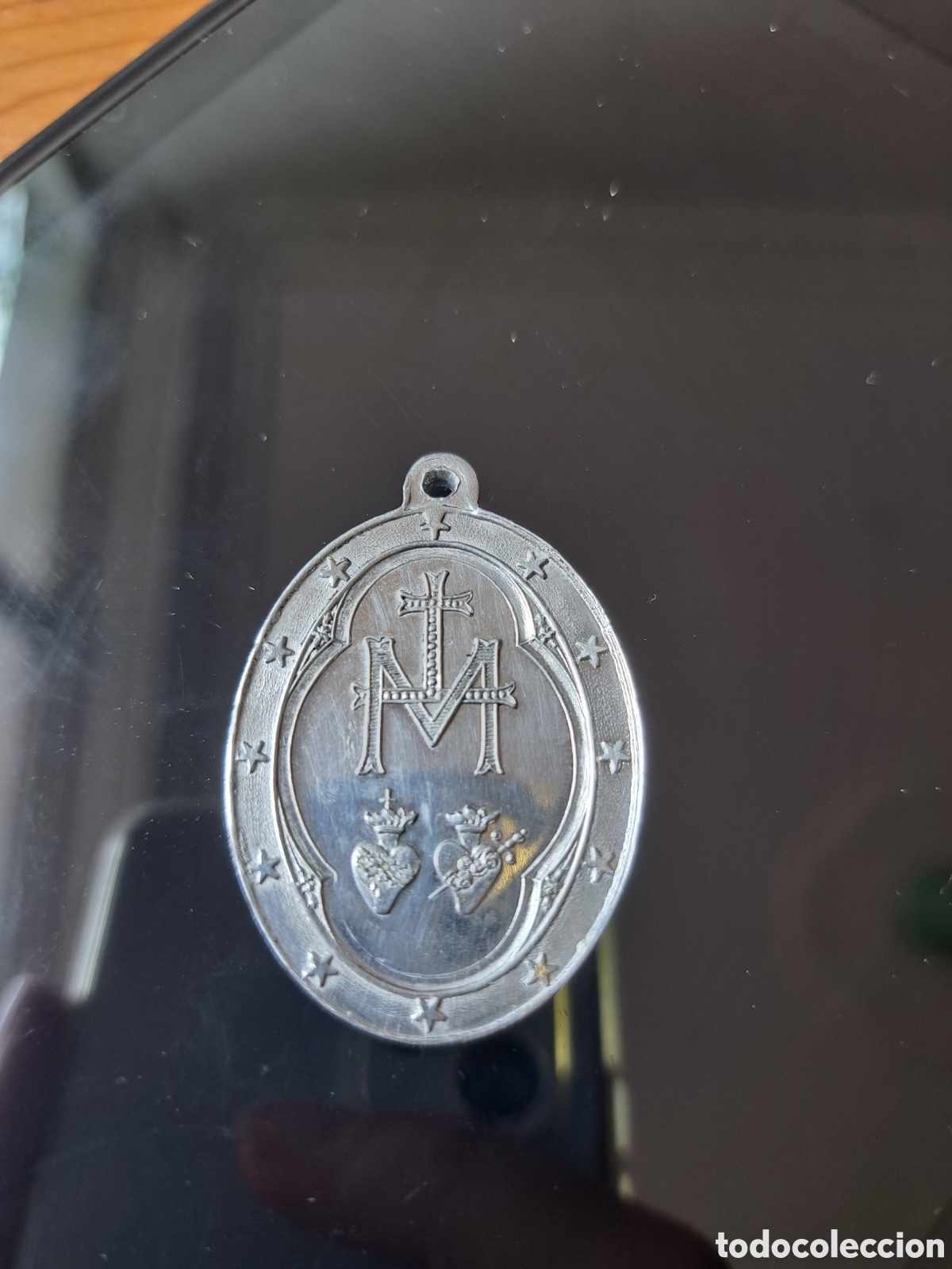 Antig&uuml;edades: Medalla de la virgen milagrosa - Foto 3