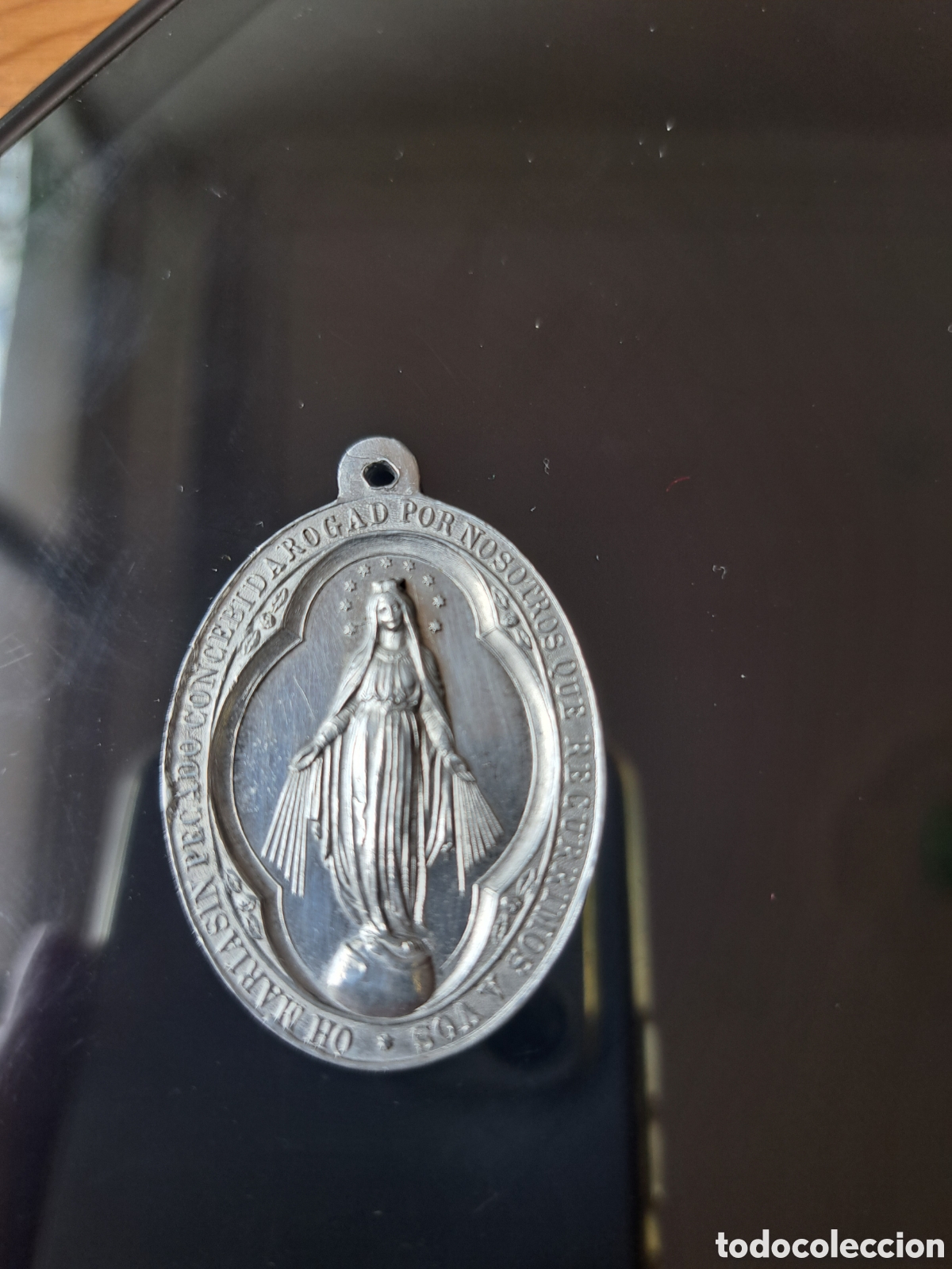 Antig&uuml;edades: Medalla de la virgen milagrosa - Foto 1