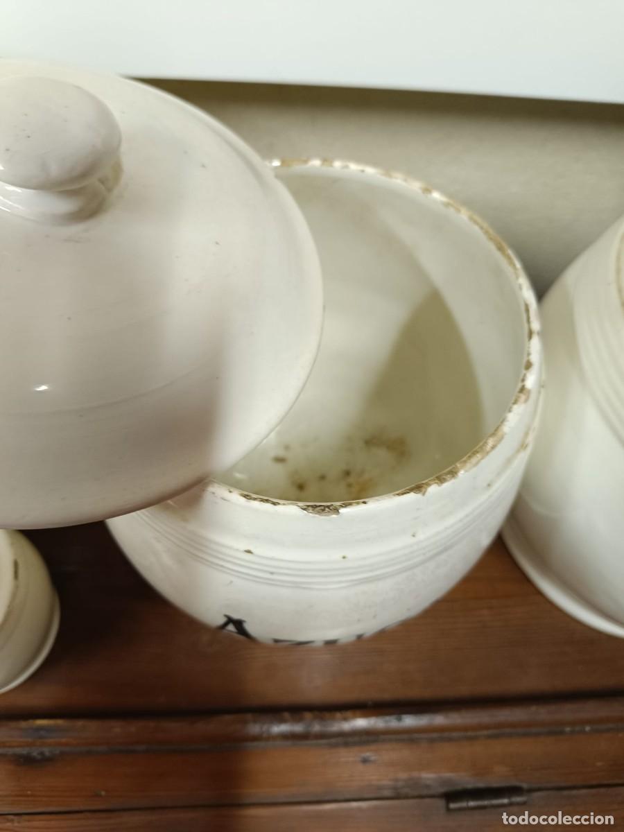 Antig&uuml;edades: Antiguo tarro para alimentos de Manises- - Foto 2