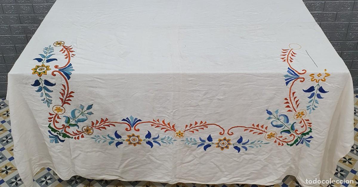 Antig&uuml;edades: Mantel de altar bordado a mano - Foto 6