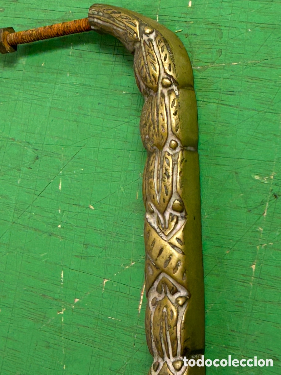 Antig&uuml;edades: TIRADOR ANTIGUO DE BRONCE - Foto 3