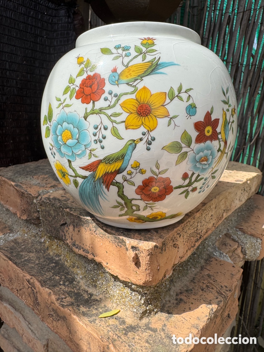 Antig&uuml;edades: Jarron Sadler Porcelana - Foto 1