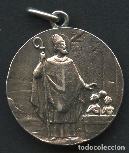 Antig&uuml;edades: RELIGI&Oacute;N, MEDALLA DE PLATA ANTIGUA