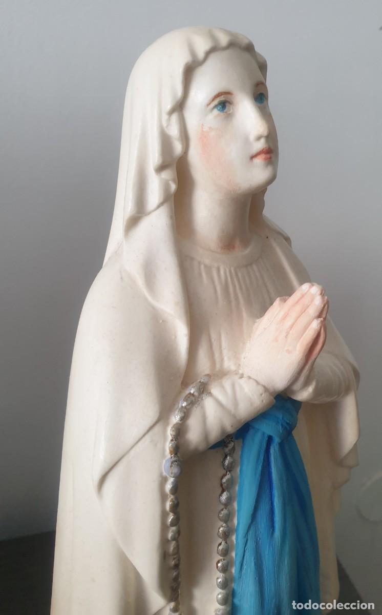 Antig&uuml;edades: Virgen Lourdes estuco - Foto 2