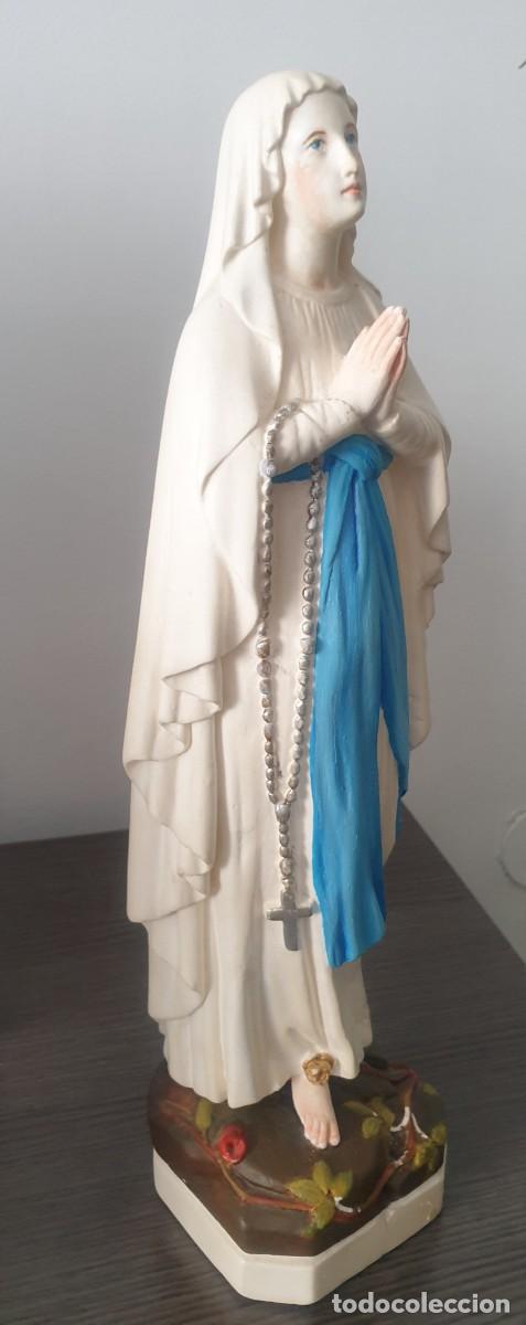 Antig&uuml;edades: Virgen Lourdes estuco - Foto 3