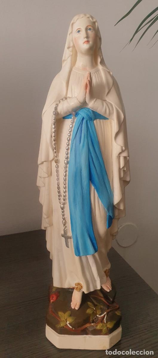 Antig&uuml;edades: Virgen Lourdes estuco - Foto 7