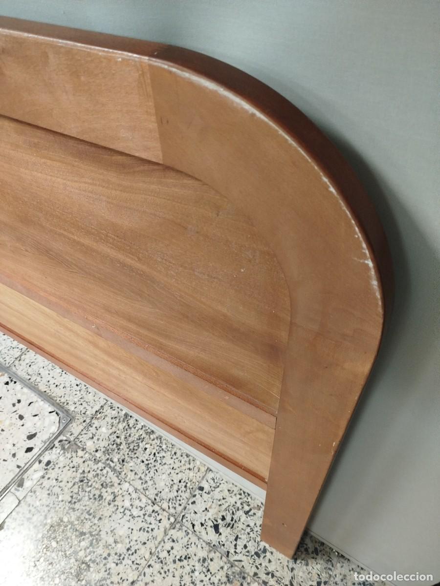 Antig&uuml;edades: CABECERO DE MADERA DE 130 CM - Foto 9