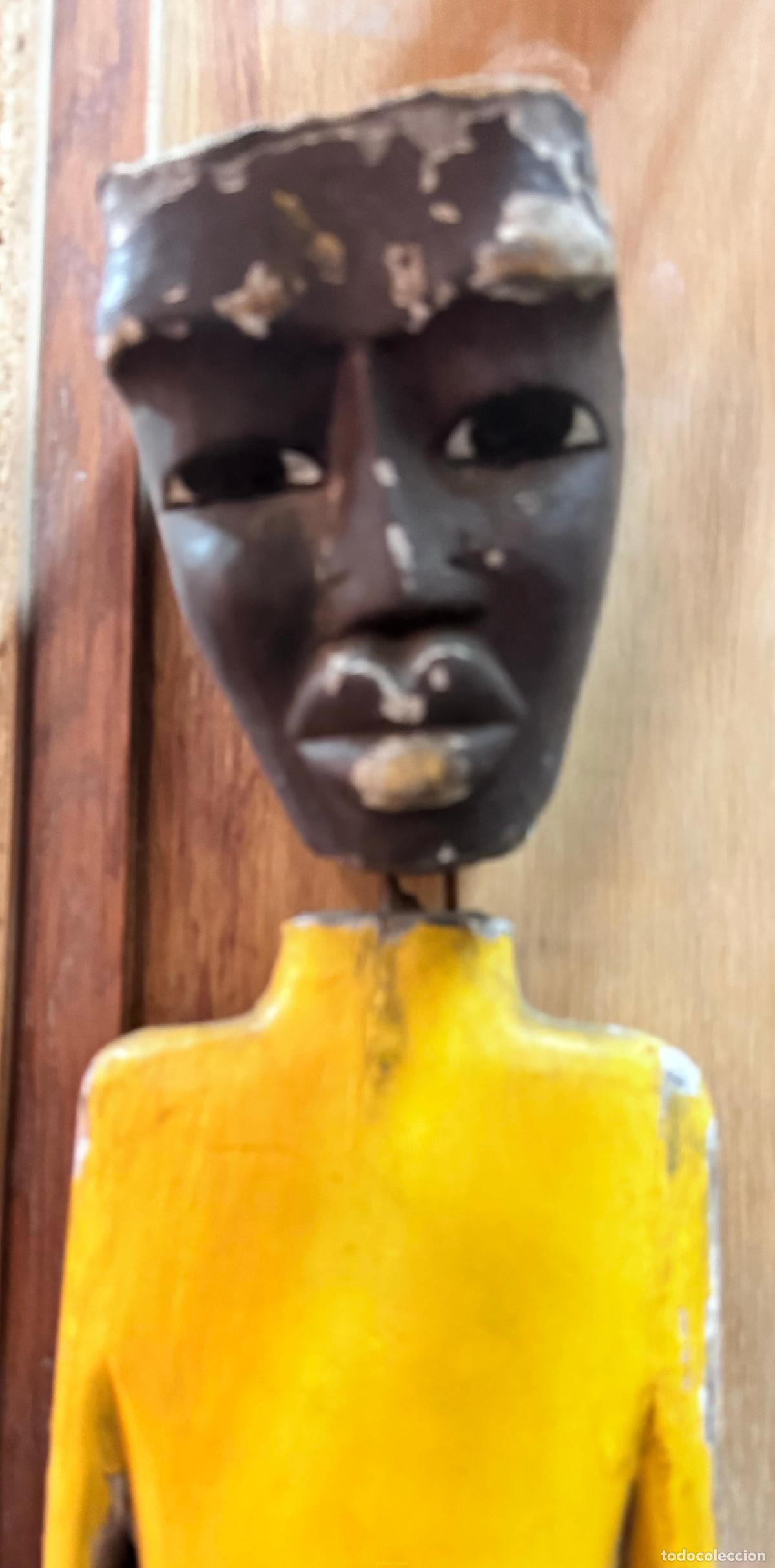 Antig&uuml;edades: CURIOSA FIGURA DE MADERA 195cm - Foto 3