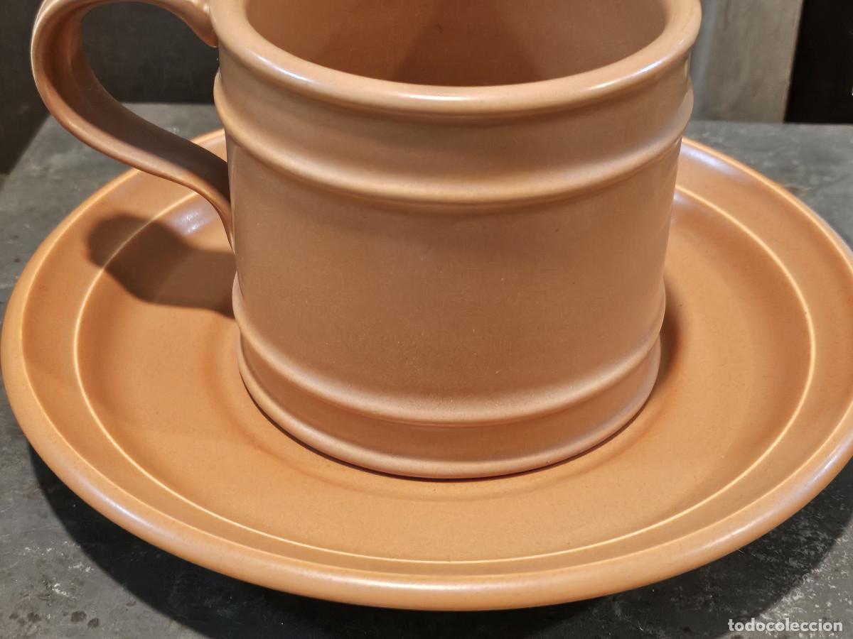 Antig&uuml;edades: tazon y plato de ceramica - Foto 2