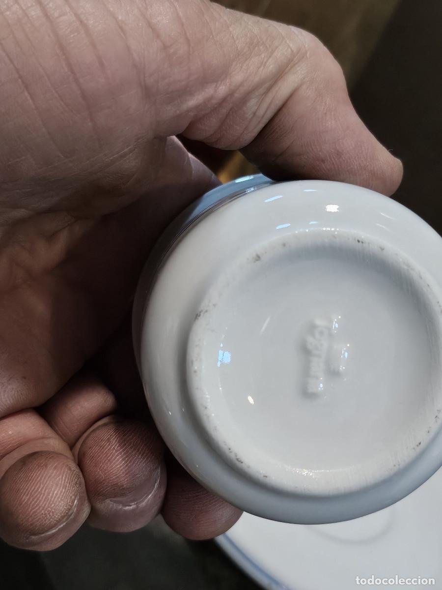 Antig&uuml;edades: taza y plato de ceramica - Foto 3