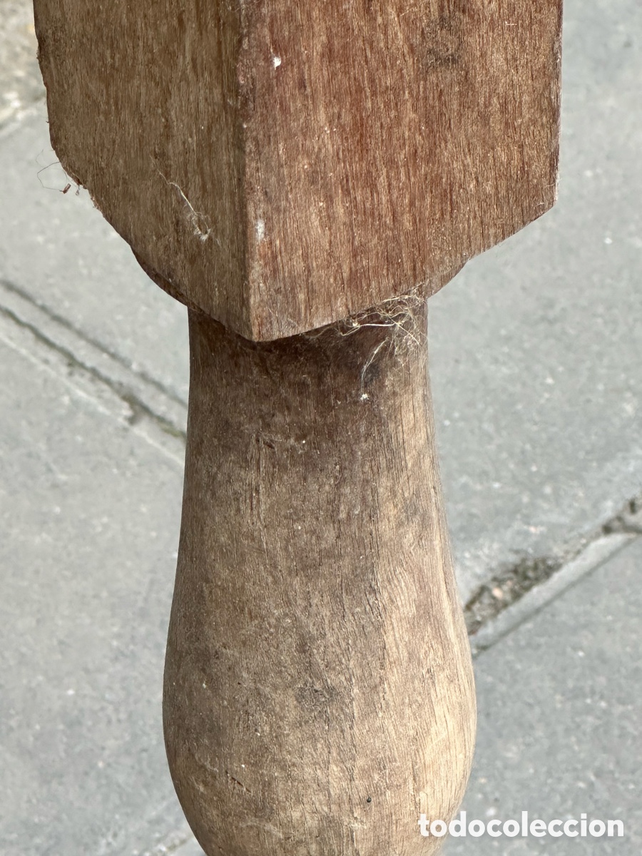 Antig&uuml;edades: Mesa roble patas torneadas - Foto 3